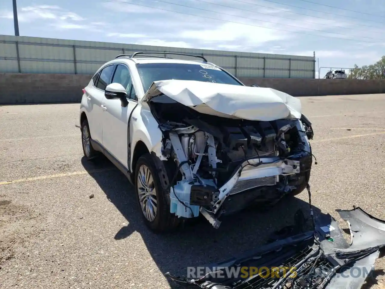 1 Photograph of a damaged car JTEAAAAHXMJ001003 TOYOTA VENZA 2021