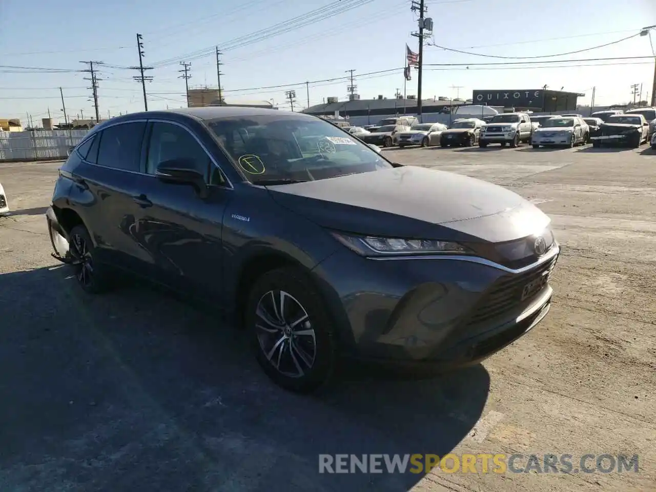 1 Photograph of a damaged car JTEAAAAHXMJ001244 TOYOTA VENZA 2021