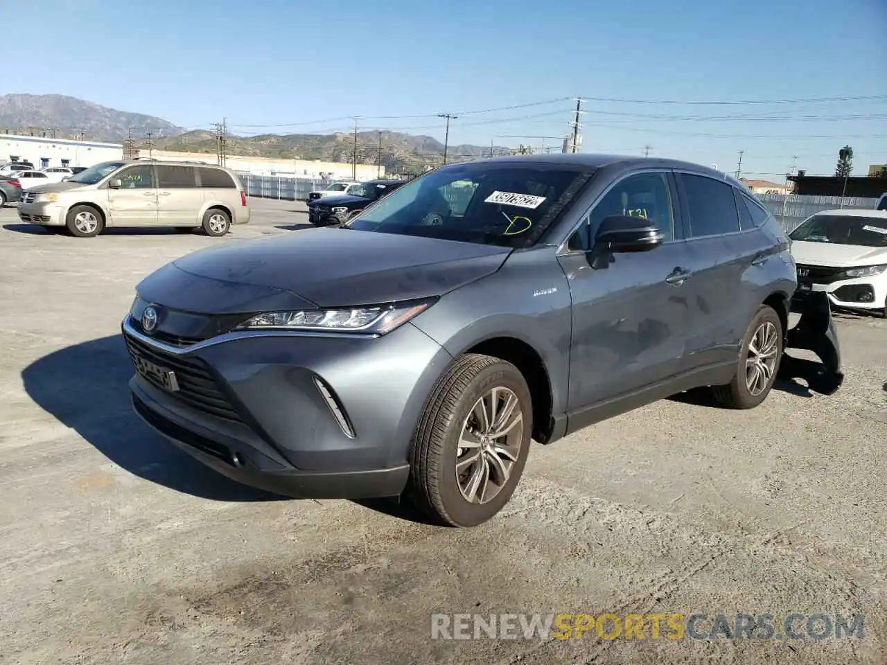 2 Photograph of a damaged car JTEAAAAHXMJ001244 TOYOTA VENZA 2021