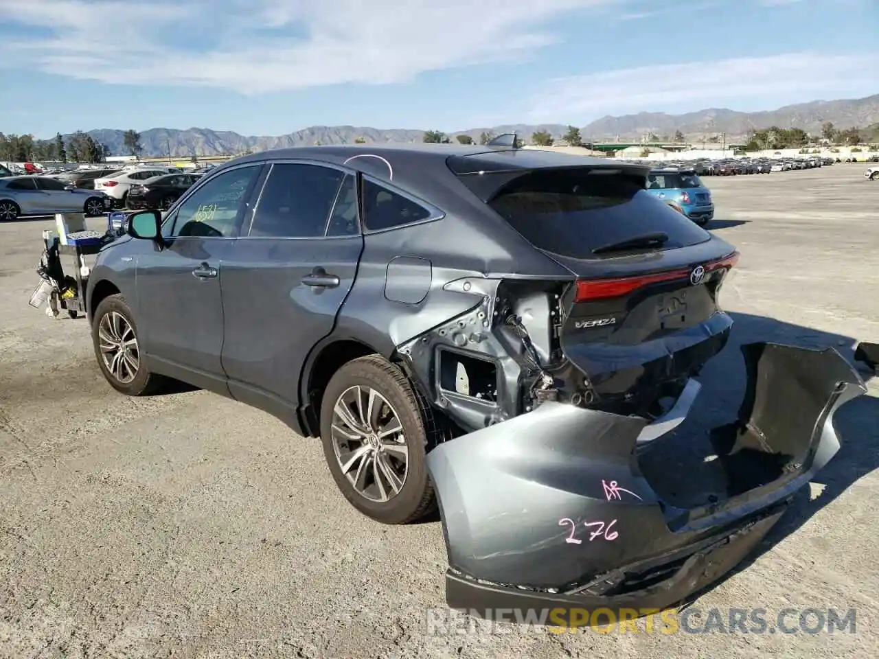 3 Photograph of a damaged car JTEAAAAHXMJ001244 TOYOTA VENZA 2021