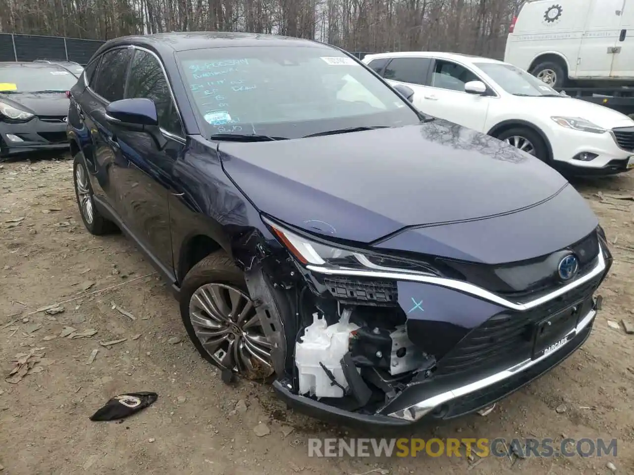 1 Photograph of a damaged car JTEAAAAHXMJ003012 TOYOTA VENZA 2021