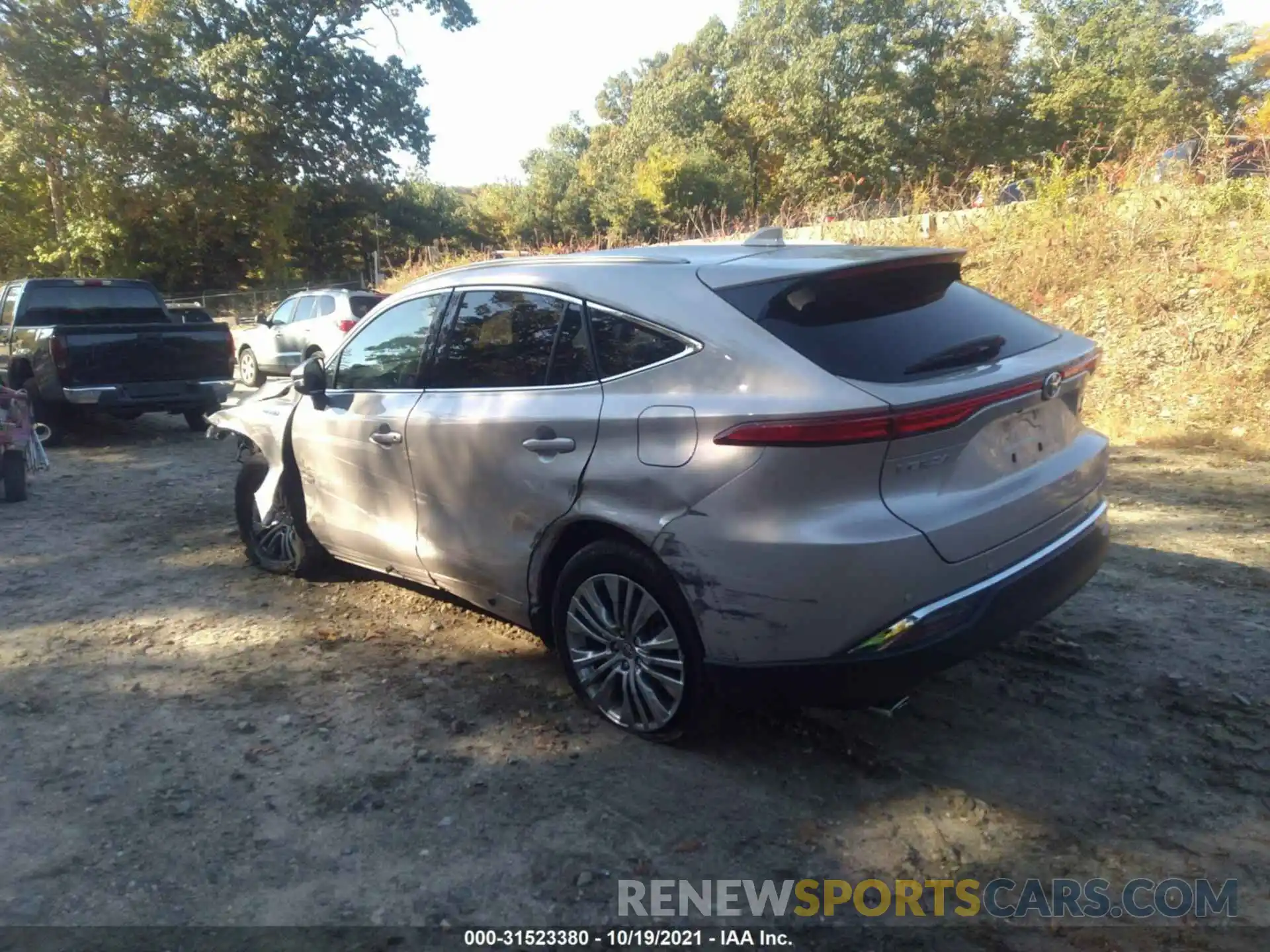 3 Photograph of a damaged car JTEAAAAHXMJ003267 TOYOTA VENZA 2021