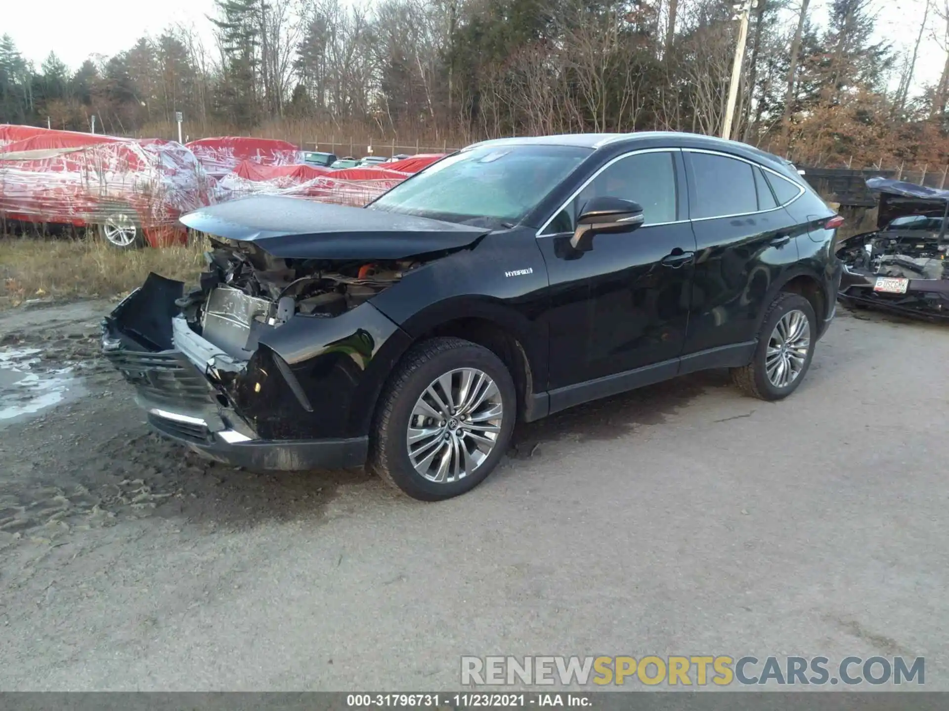 2 Photograph of a damaged car JTEAAAAHXMJ003401 TOYOTA VENZA 2021