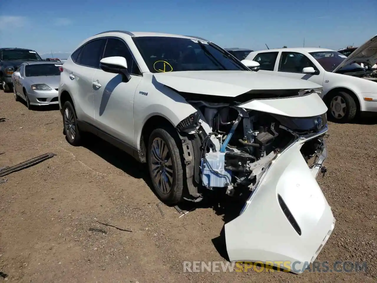 1 Photograph of a damaged car JTEAAAAHXMJ005309 TOYOTA VENZA 2021