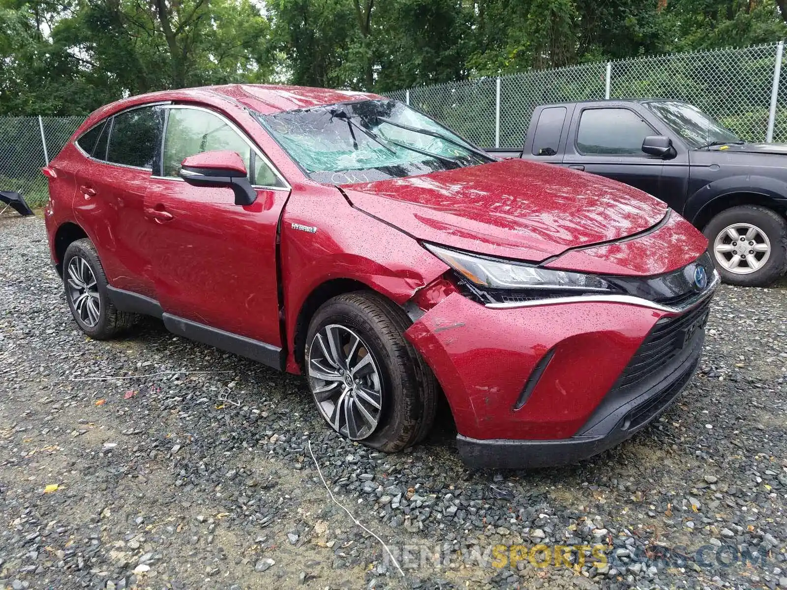 1 Photograph of a damaged car JTEAAAAHXMJ006671 TOYOTA VENZA 2021