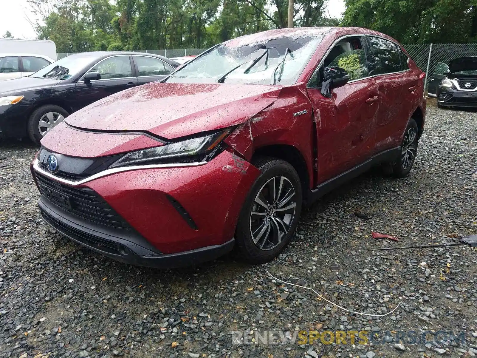 2 Photograph of a damaged car JTEAAAAHXMJ006671 TOYOTA VENZA 2021