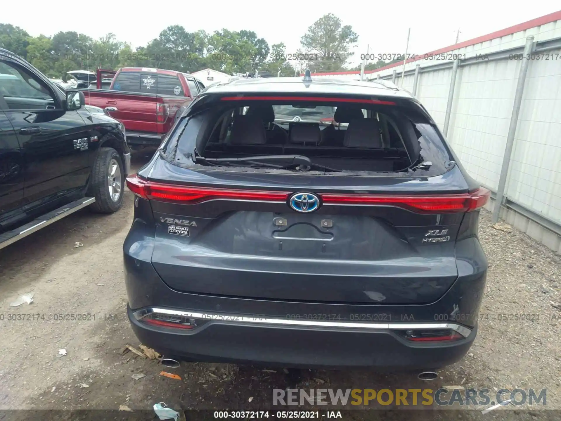 6 Photograph of a damaged car JTEAAAAHXMJ007948 TOYOTA VENZA 2021