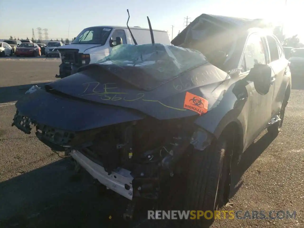 2 Photograph of a damaged car JTEAAAAHXMJ014625 TOYOTA VENZA 2021