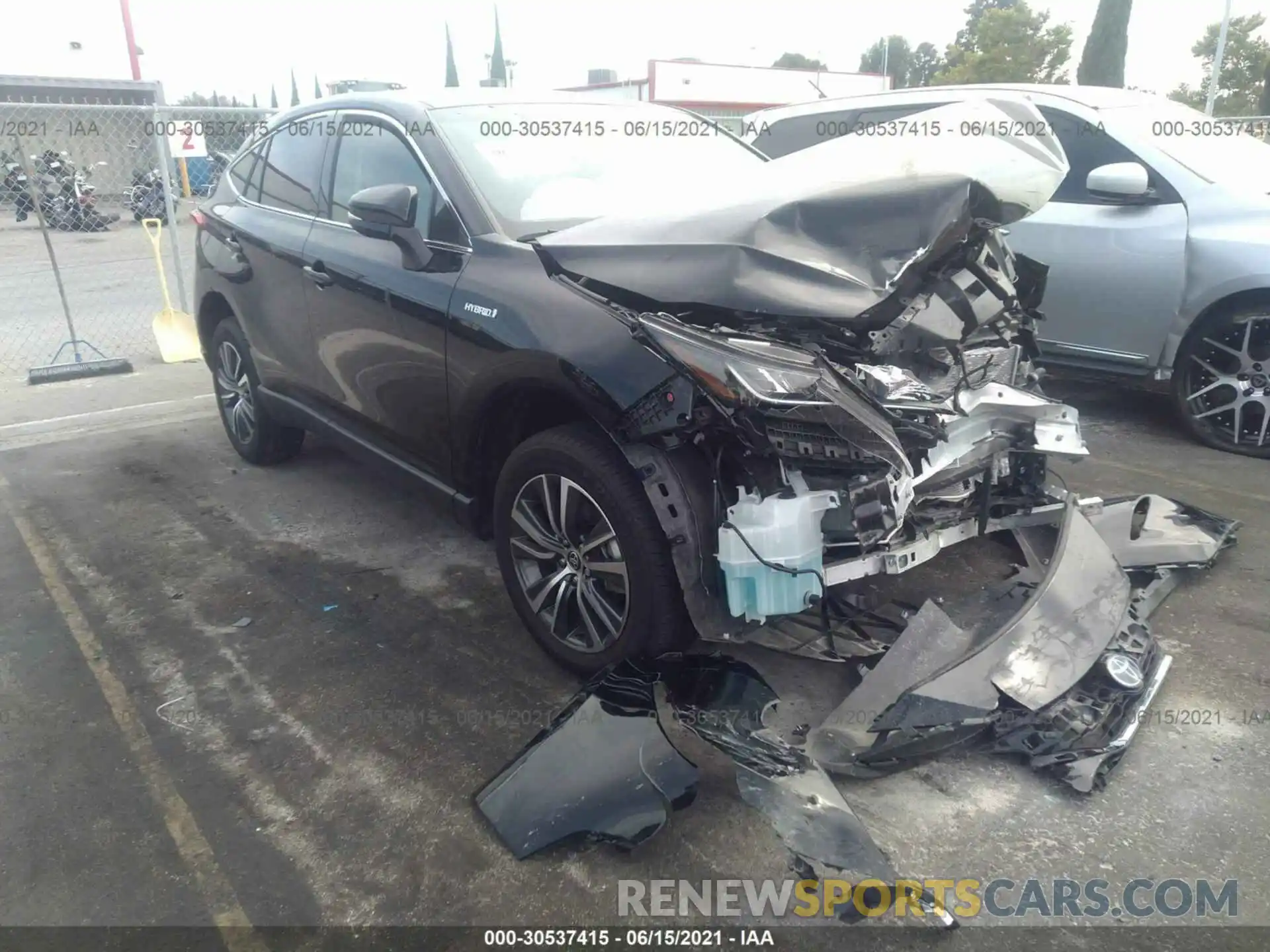 1 Photograph of a damaged car JTEAAAAHXMJ019341 TOYOTA VENZA 2021