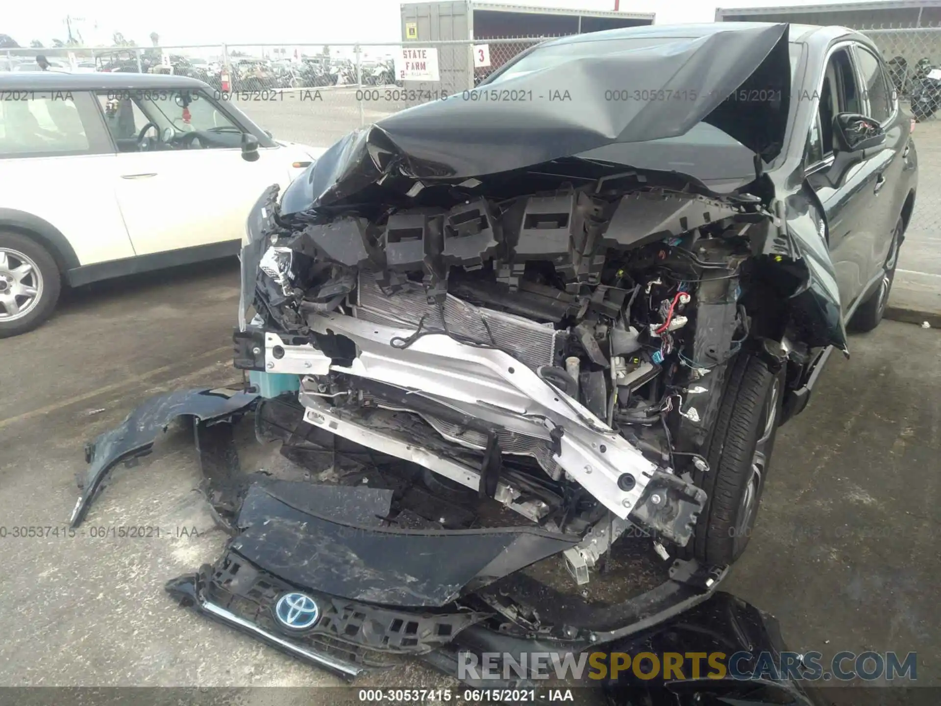 6 Photograph of a damaged car JTEAAAAHXMJ019341 TOYOTA VENZA 2021