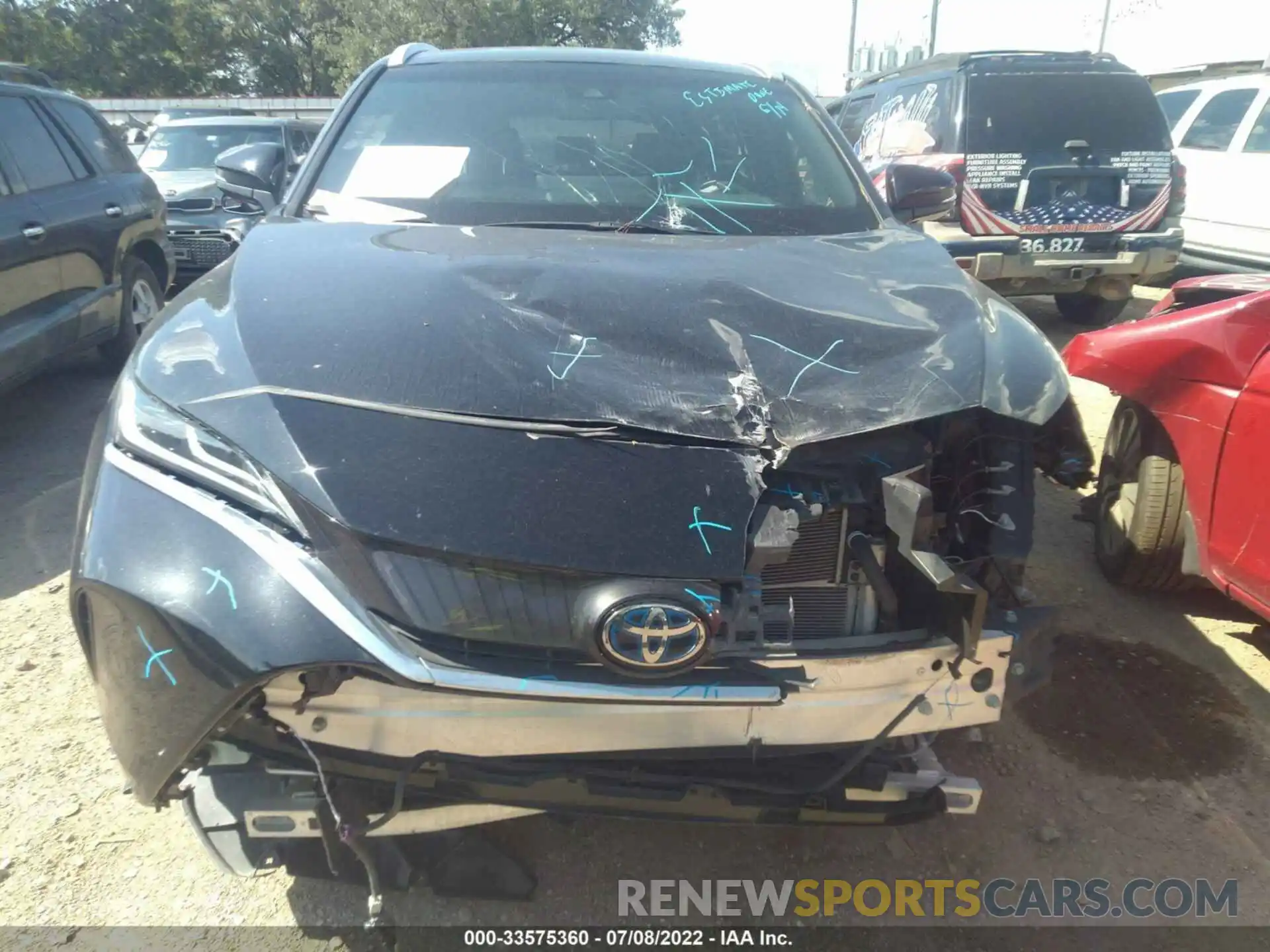 6 Photograph of a damaged car JTEAAAAHXMJ021610 TOYOTA VENZA 2021