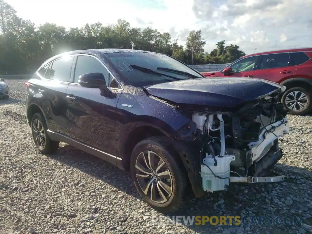 1 Photograph of a damaged car JTEAAAAHXMJ025348 TOYOTA VENZA 2021