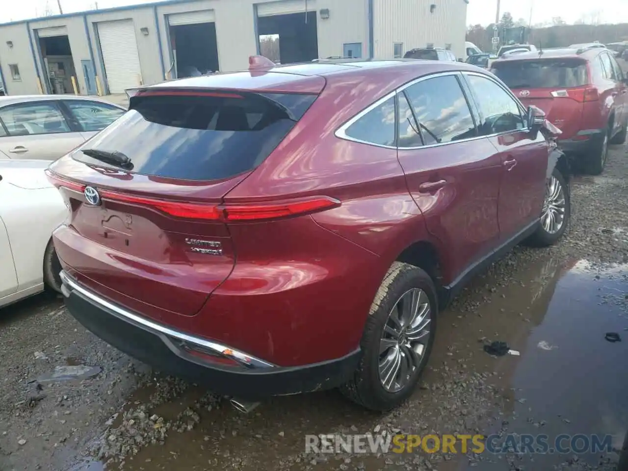 4 Photograph of a damaged car JTEAAAAHXMJ035619 TOYOTA VENZA 2021