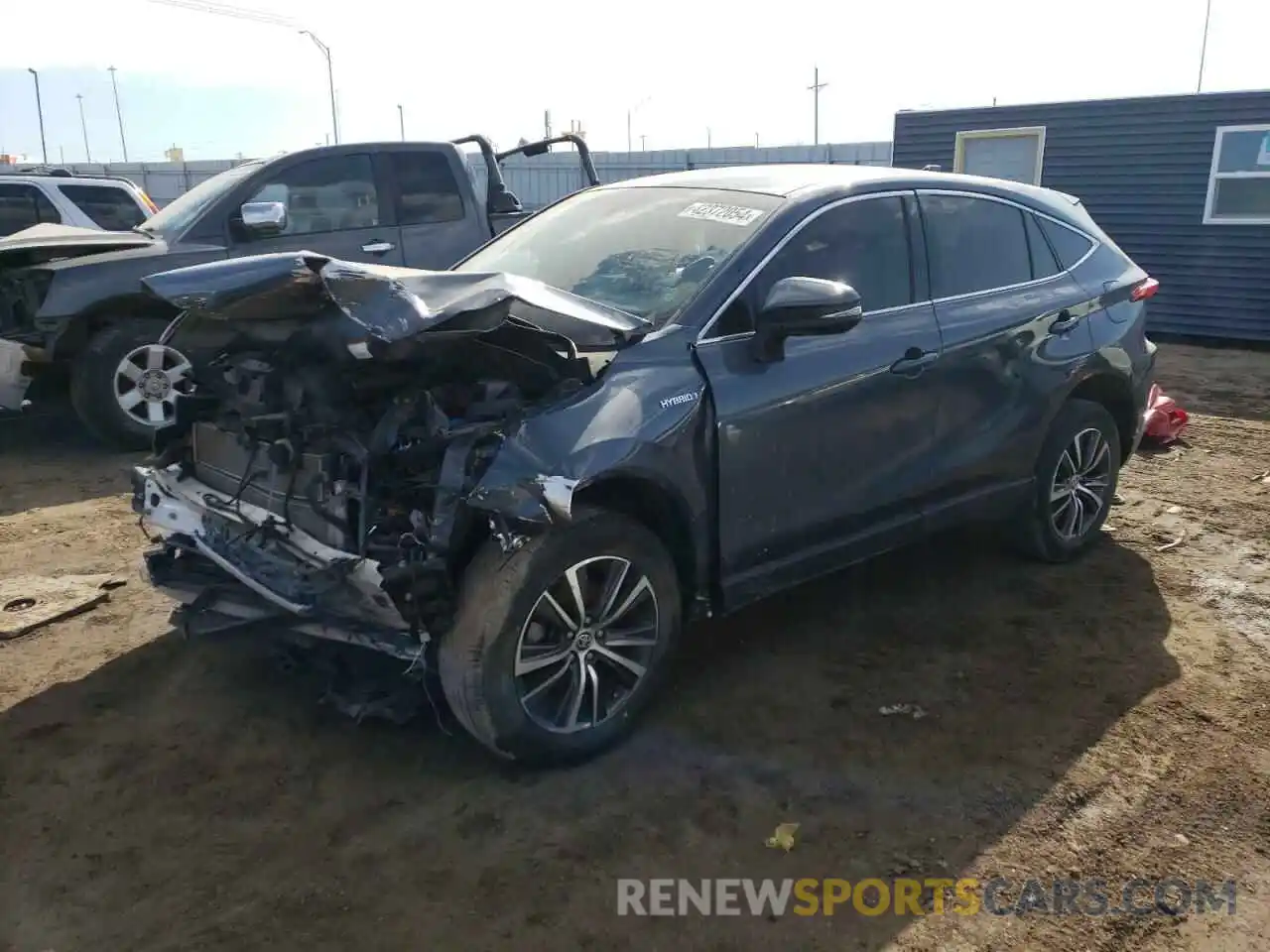 1 Photograph of a damaged car JTEAAAAHXMJ037712 TOYOTA VENZA 2021