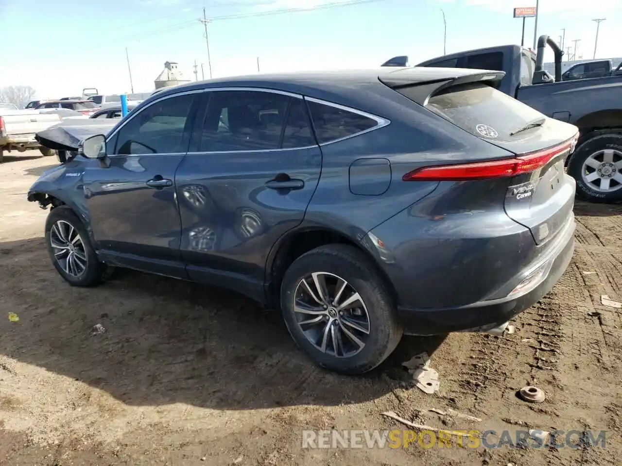 2 Photograph of a damaged car JTEAAAAHXMJ037712 TOYOTA VENZA 2021