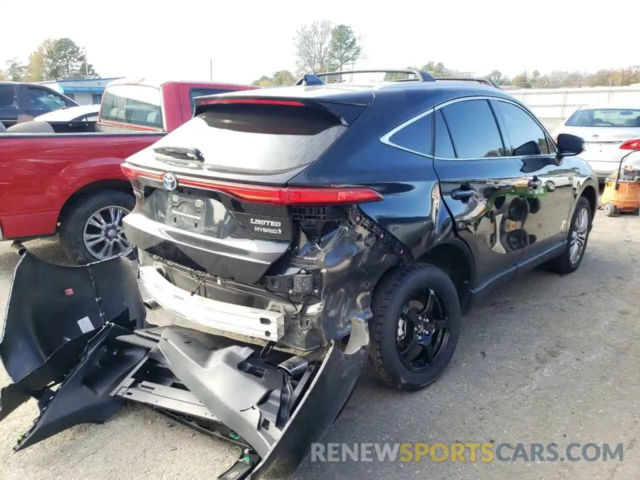 4 Photograph of a damaged car JTEAAAAHXMJ039850 TOYOTA VENZA 2021