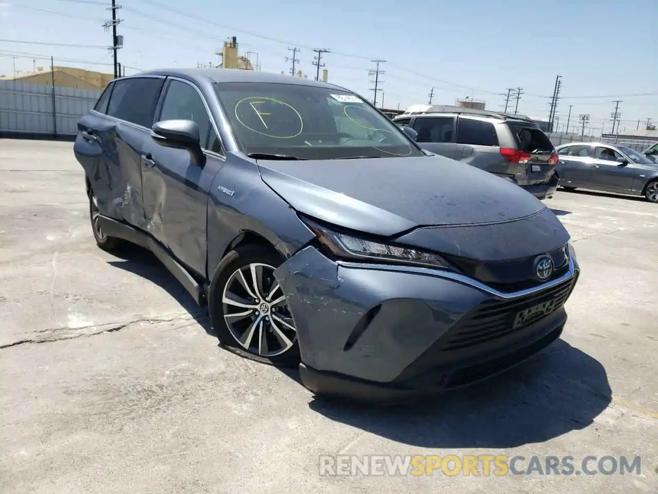 1 Photograph of a damaged car JTEAAAAHXMJ041470 TOYOTA VENZA 2021