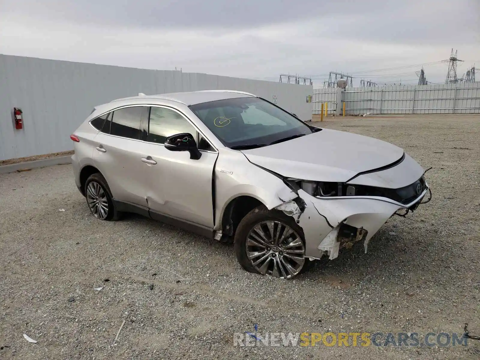 1 Photograph of a damaged car JTEAAAAHXMJ041615 TOYOTA VENZA 2021