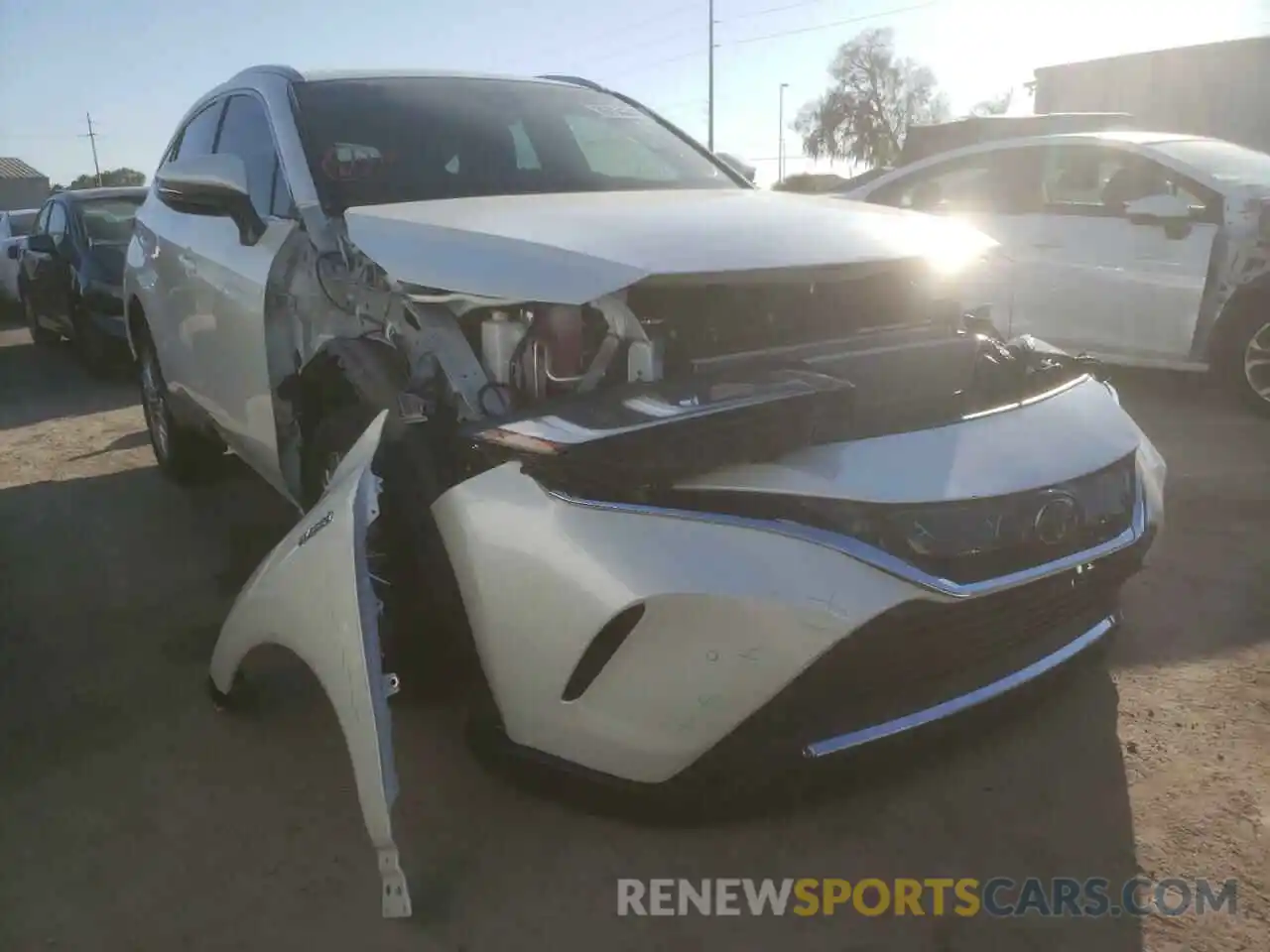 1 Photograph of a damaged car JTEAAAAHXMJ041680 TOYOTA VENZA 2021