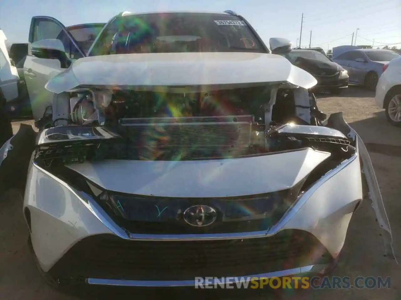 9 Photograph of a damaged car JTEAAAAHXMJ041680 TOYOTA VENZA 2021