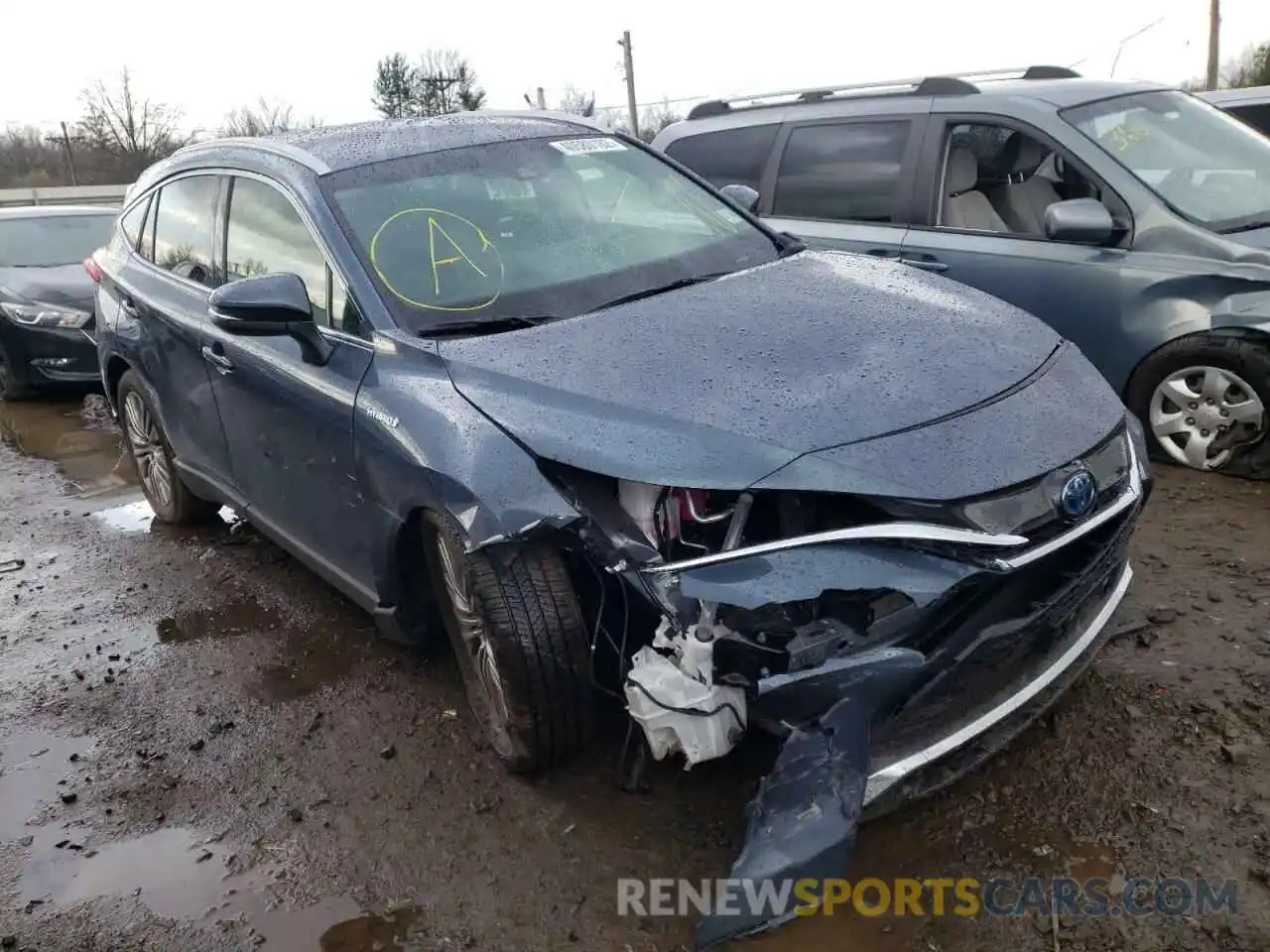 1 Photograph of a damaged car JTEAAAAHXMJ061718 TOYOTA VENZA 2021