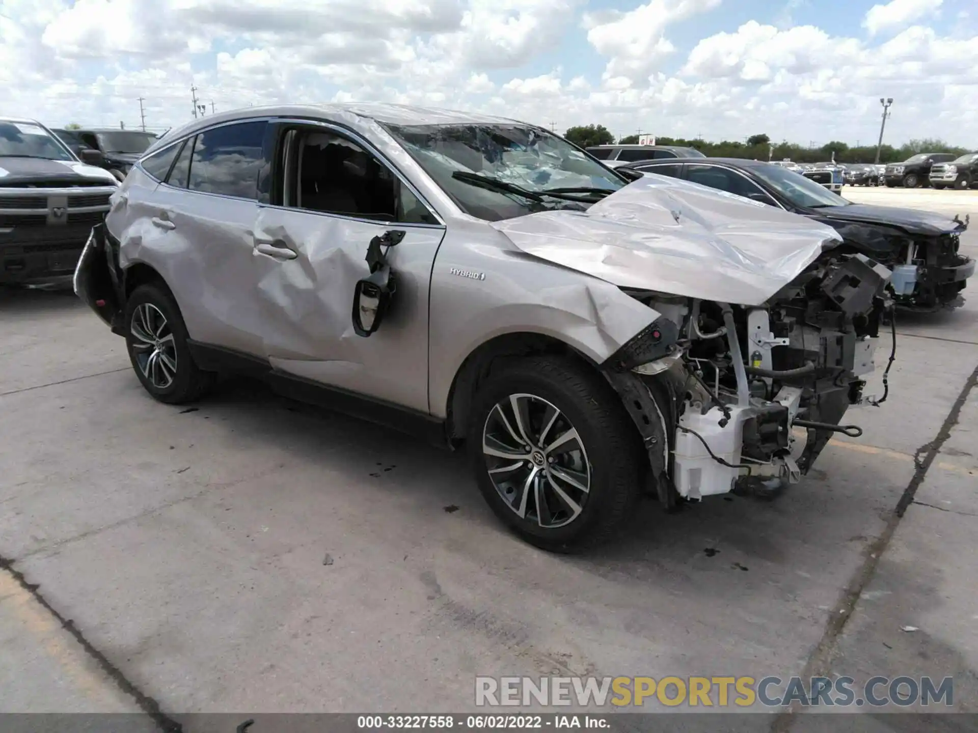 1 Photograph of a damaged car JTEAAAAHXMJ062674 TOYOTA VENZA 2021