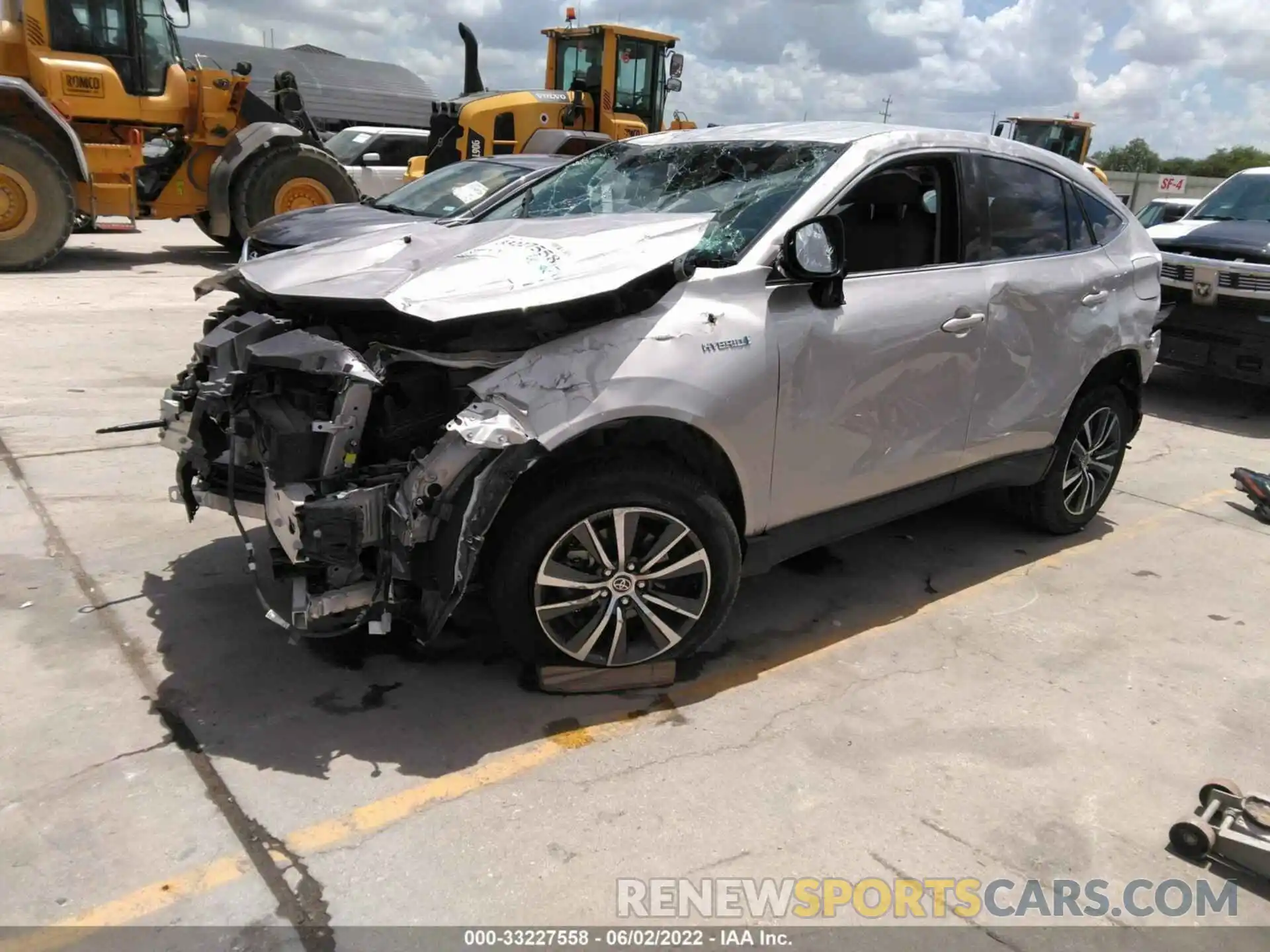 2 Photograph of a damaged car JTEAAAAHXMJ062674 TOYOTA VENZA 2021