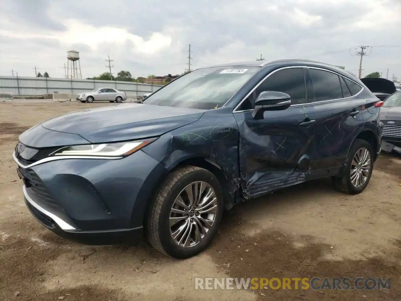 1 Photograph of a damaged car JTEAAAAHXMJ070953 TOYOTA VENZA 2021