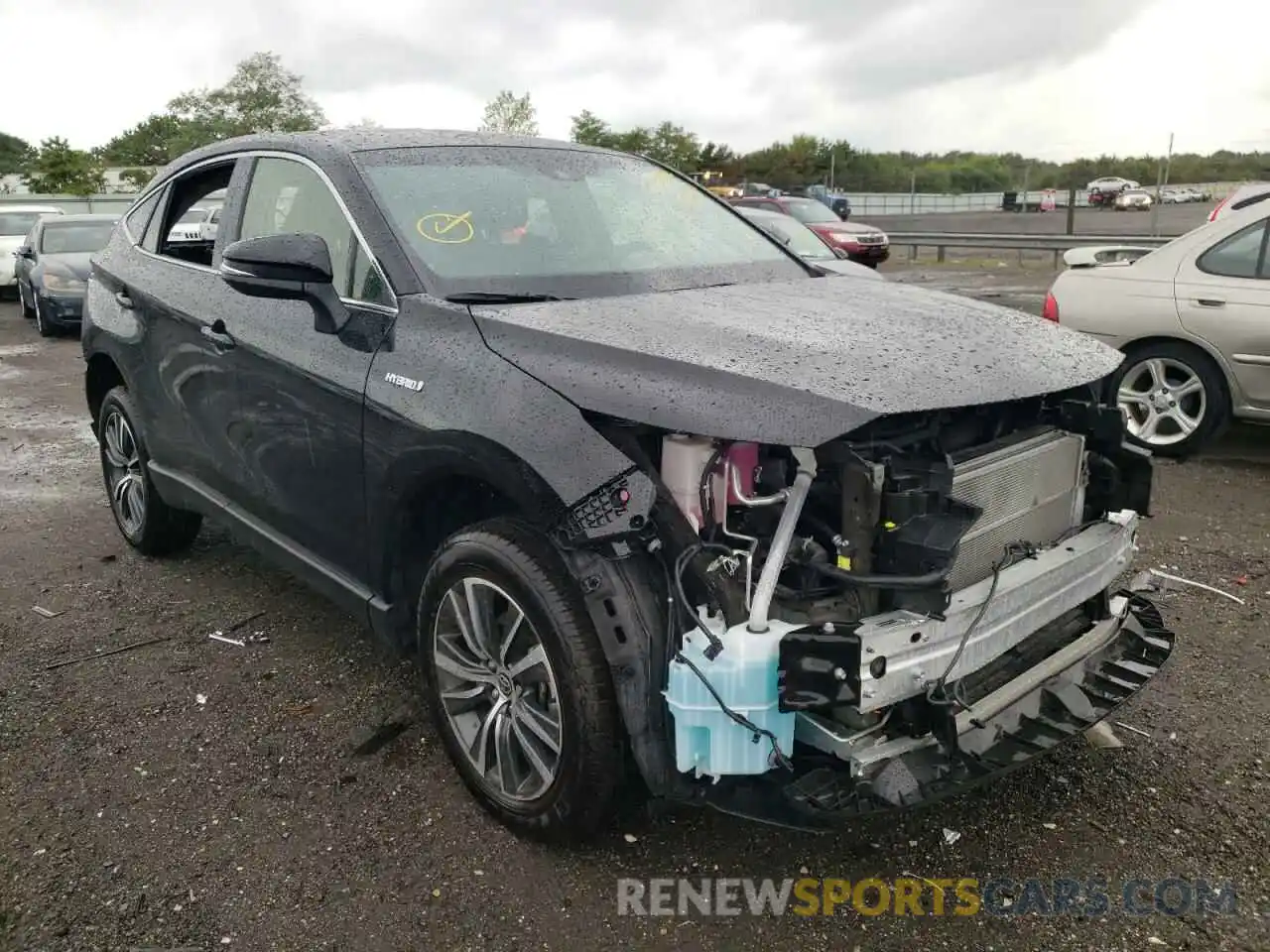 1 Photograph of a damaged car JTEAAAAHXMJ082830 TOYOTA VENZA 2021