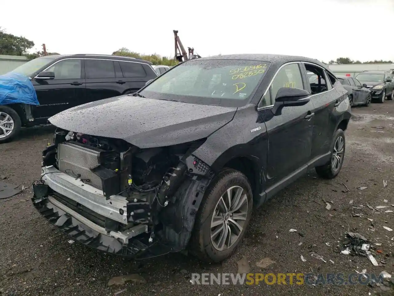 2 Photograph of a damaged car JTEAAAAHXMJ082830 TOYOTA VENZA 2021