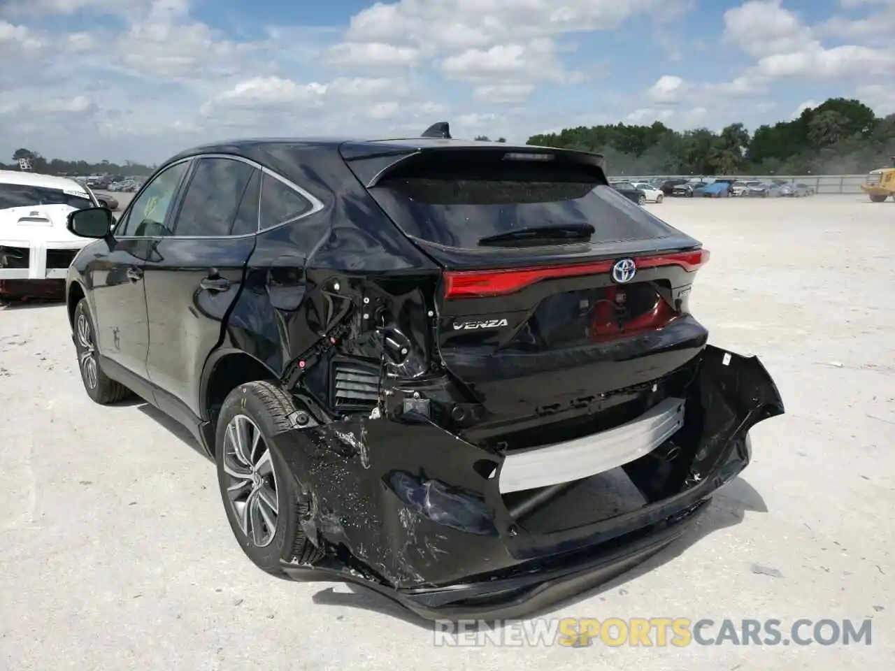 3 Photograph of a damaged car JTEAAAAH0NJ089867 TOYOTA VENZA 2022