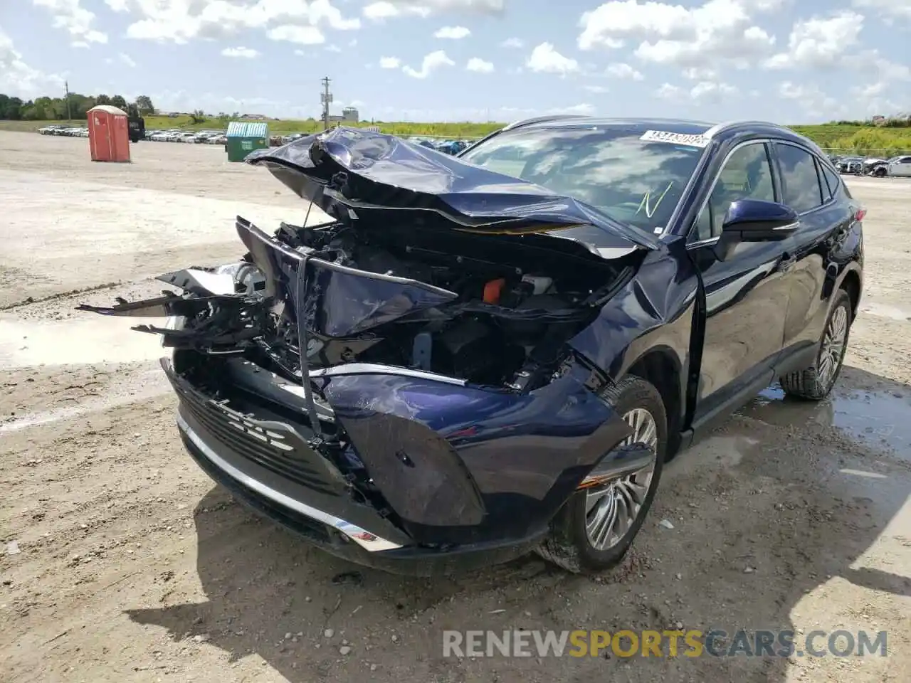 2 Photograph of a damaged car JTEAAAAH0NJ090758 TOYOTA VENZA 2022