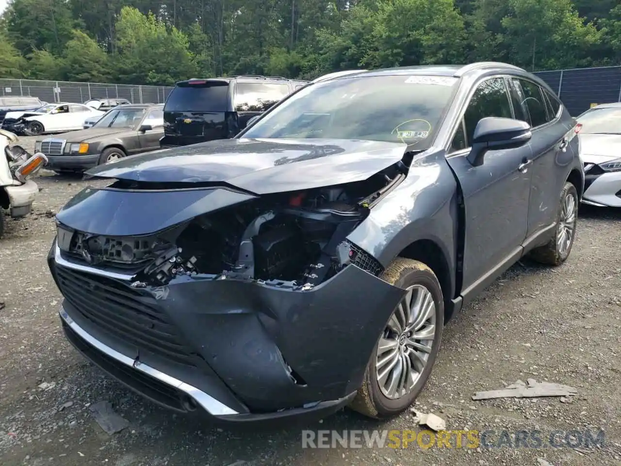 2 Photograph of a damaged car JTEAAAAH0NJ091523 TOYOTA VENZA 2022