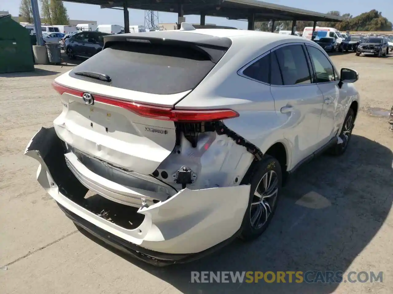 4 Photograph of a damaged car JTEAAAAH0NJ093188 TOYOTA VENZA 2022