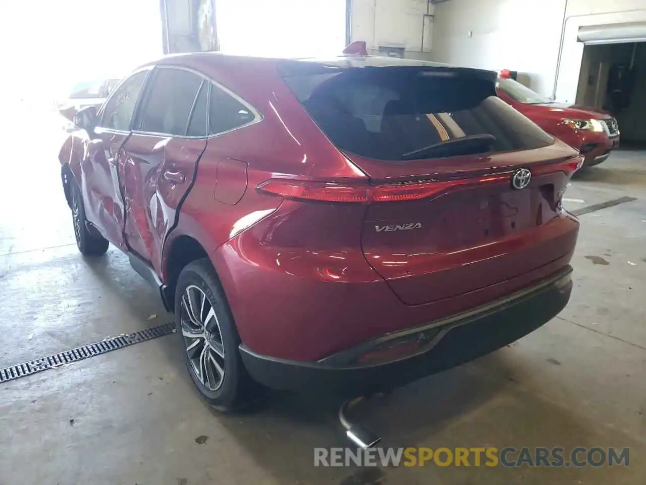 3 Photograph of a damaged car JTEAAAAH0NJ096303 TOYOTA VENZA 2022