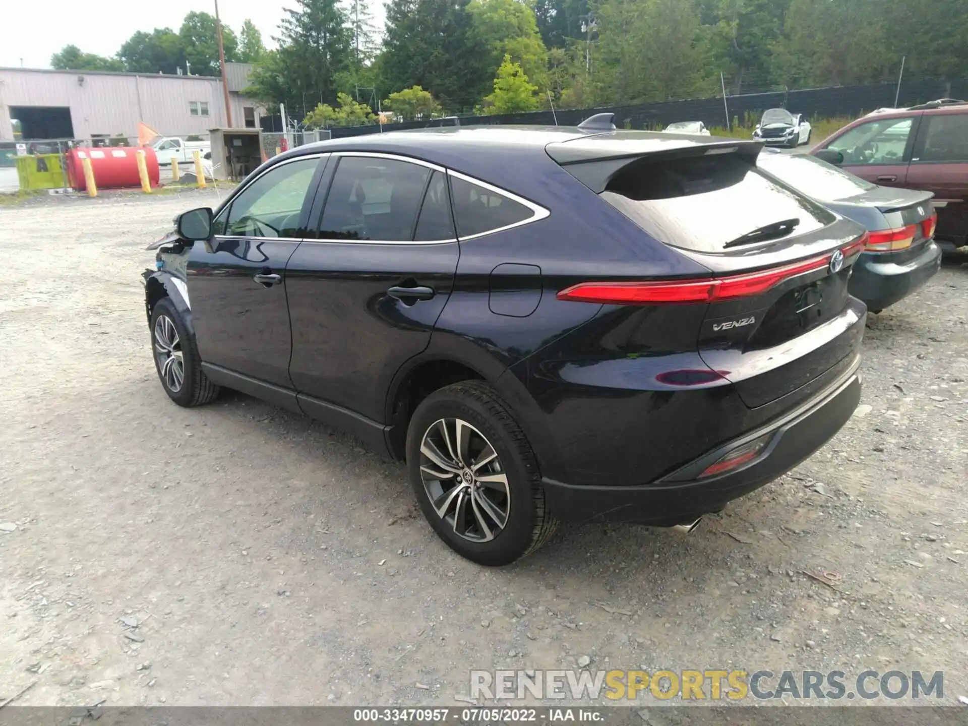 3 Photograph of a damaged car JTEAAAAH1NJ091580 TOYOTA VENZA 2022