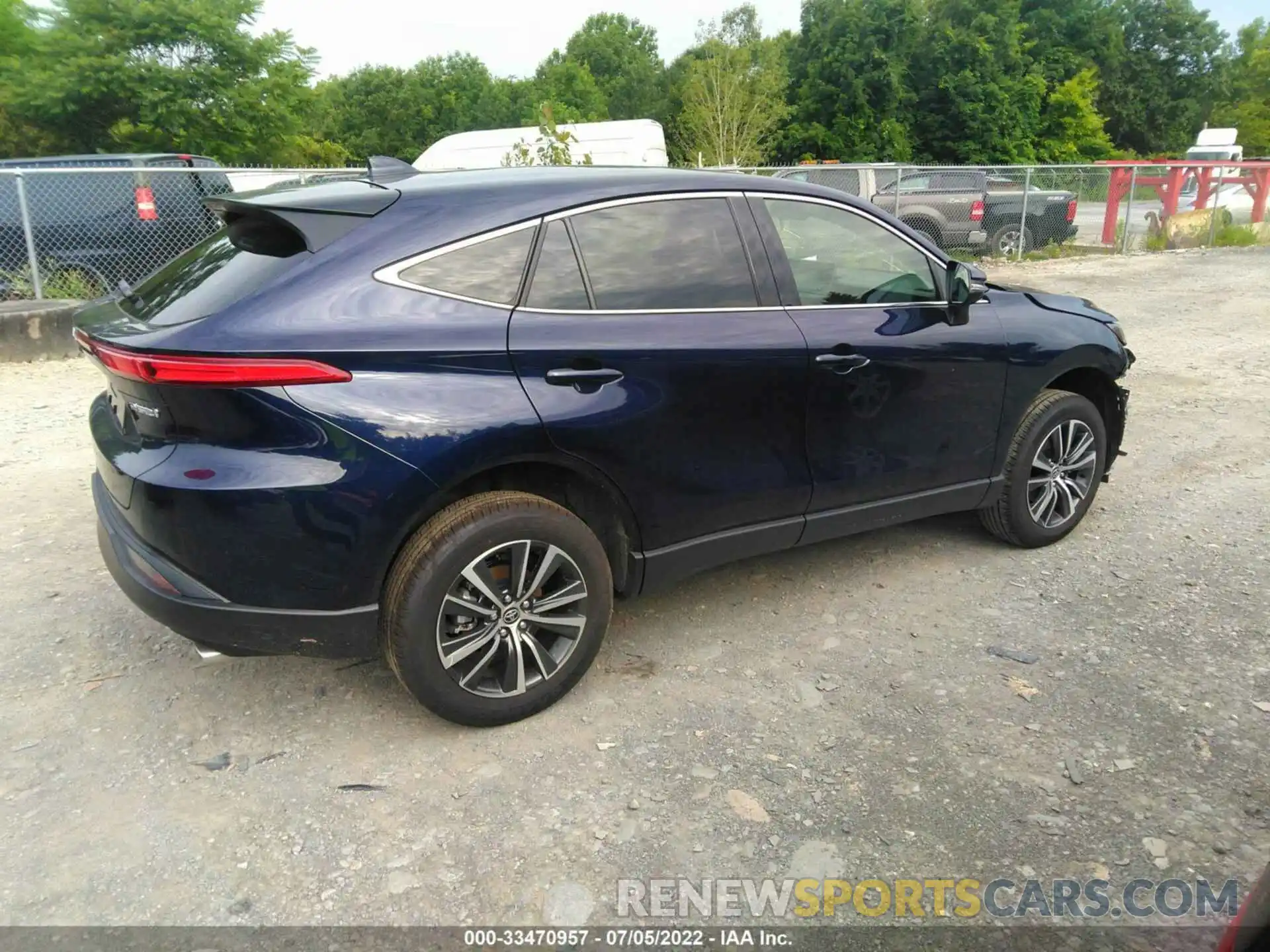 4 Photograph of a damaged car JTEAAAAH1NJ091580 TOYOTA VENZA 2022