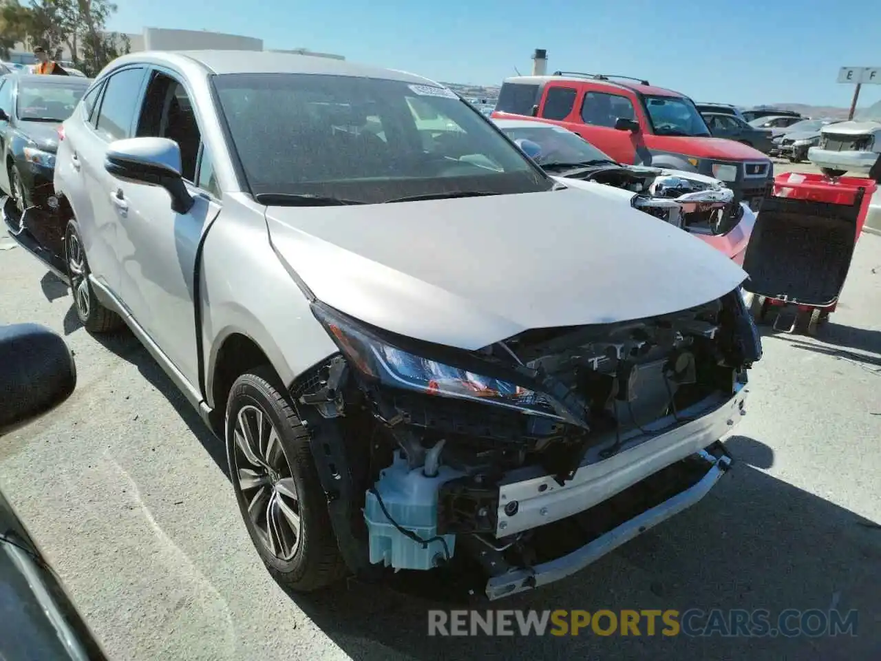 1 Photograph of a damaged car JTEAAAAH1NJ093765 TOYOTA VENZA 2022