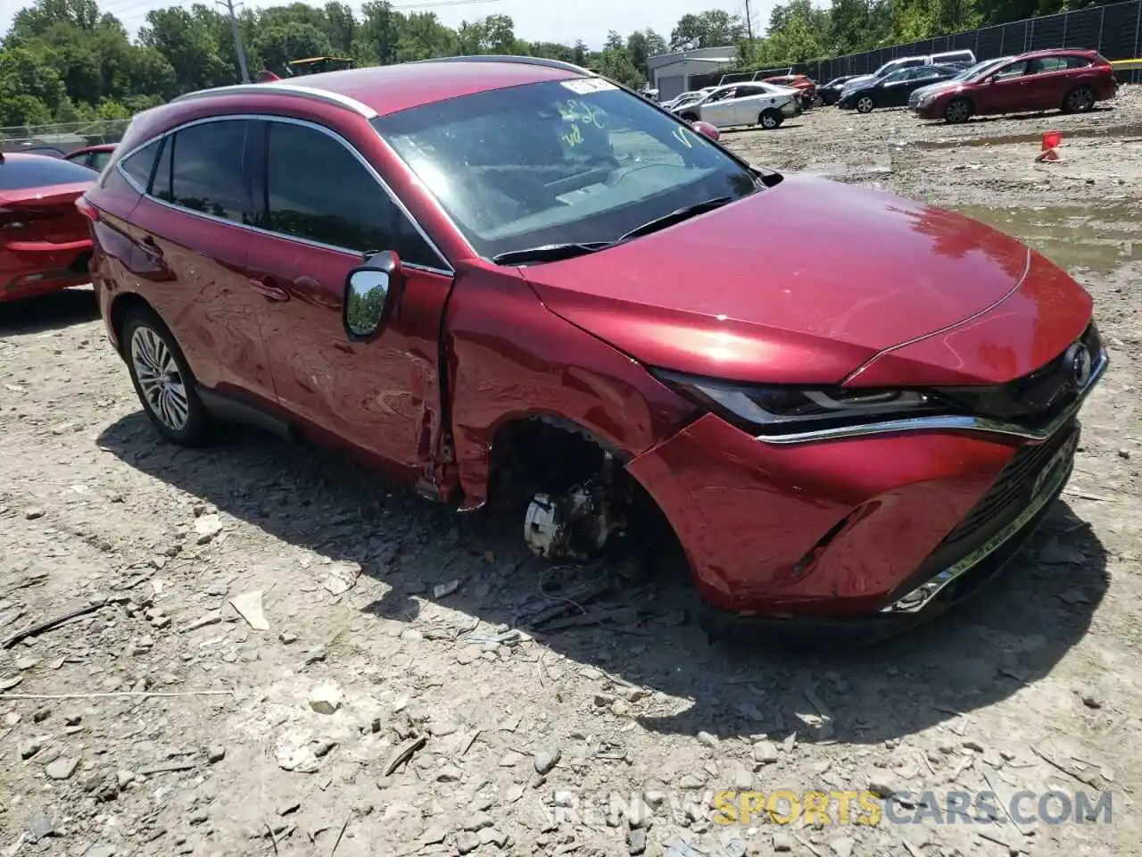 9 Photograph of a damaged car JTEAAAAH2NJ092477 TOYOTA VENZA 2022