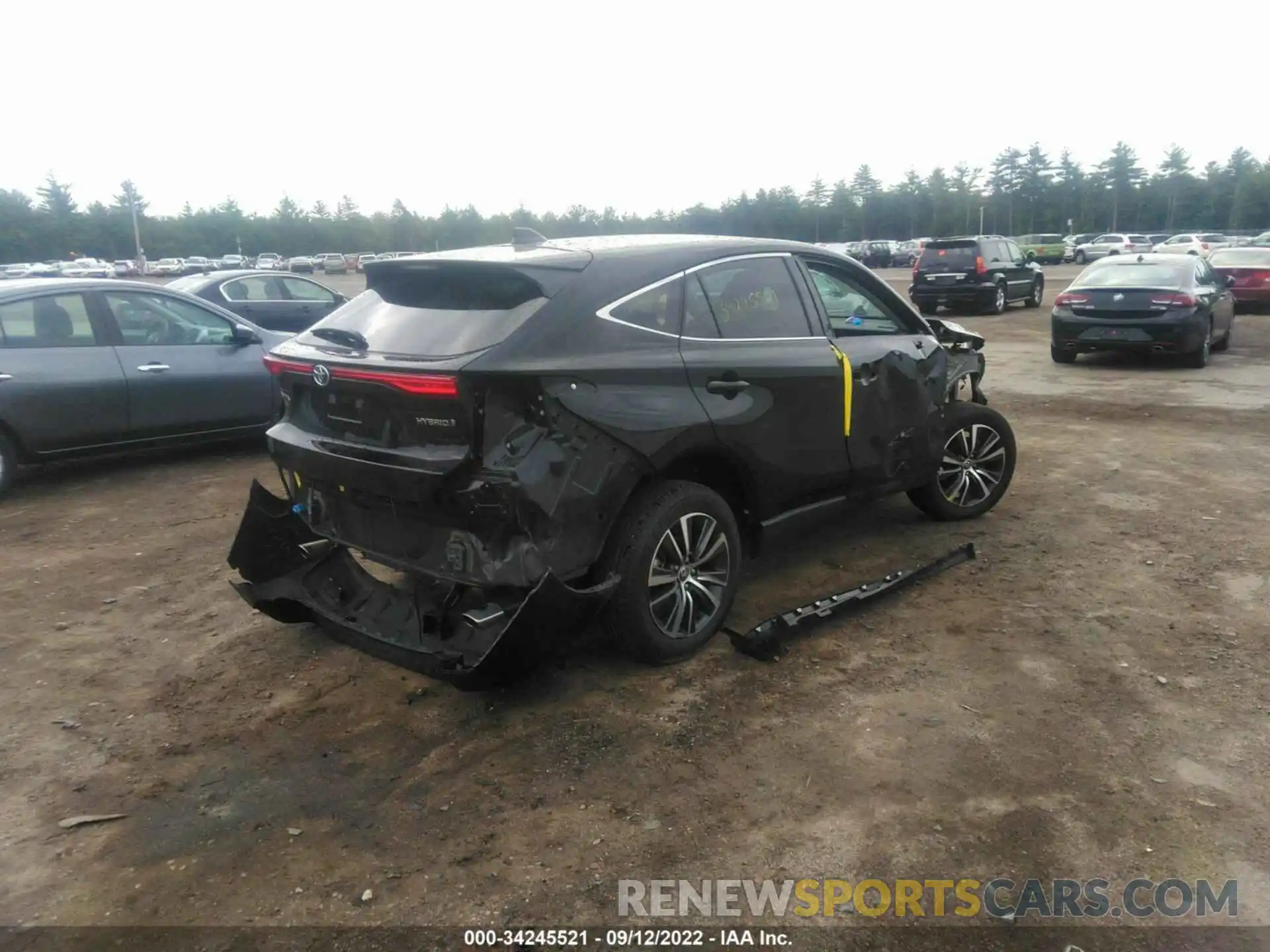 4 Photograph of a damaged car JTEAAAAH3NJ087238 TOYOTA VENZA 2022