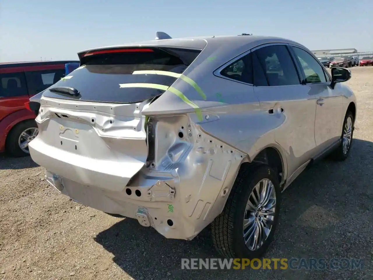 4 Photograph of a damaged car JTEAAAAH3NJ090009 TOYOTA VENZA 2022