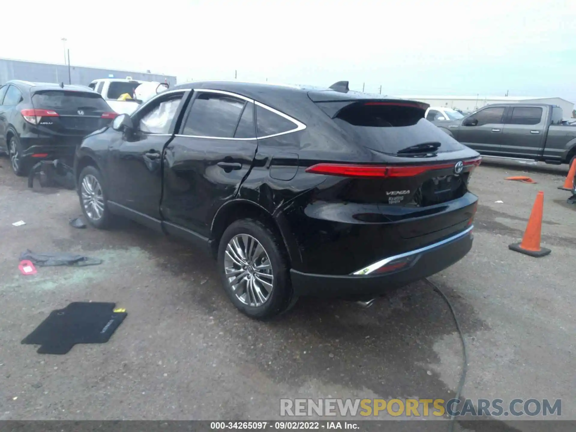 3 Photograph of a damaged car JTEAAAAH4NJ098541 TOYOTA VENZA 2022