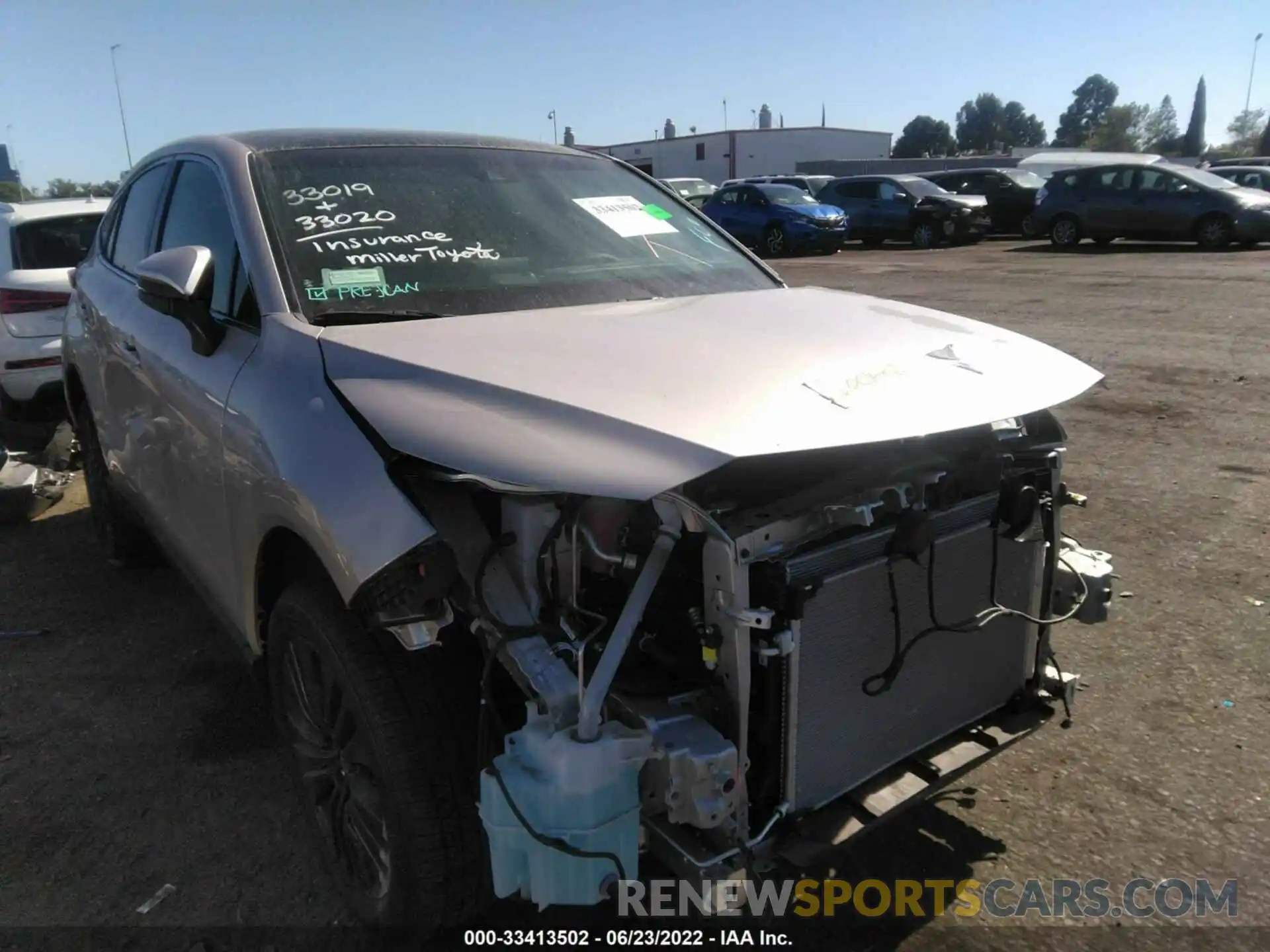 1 Photograph of a damaged car JTEAAAAH5NJ088438 TOYOTA VENZA 2022