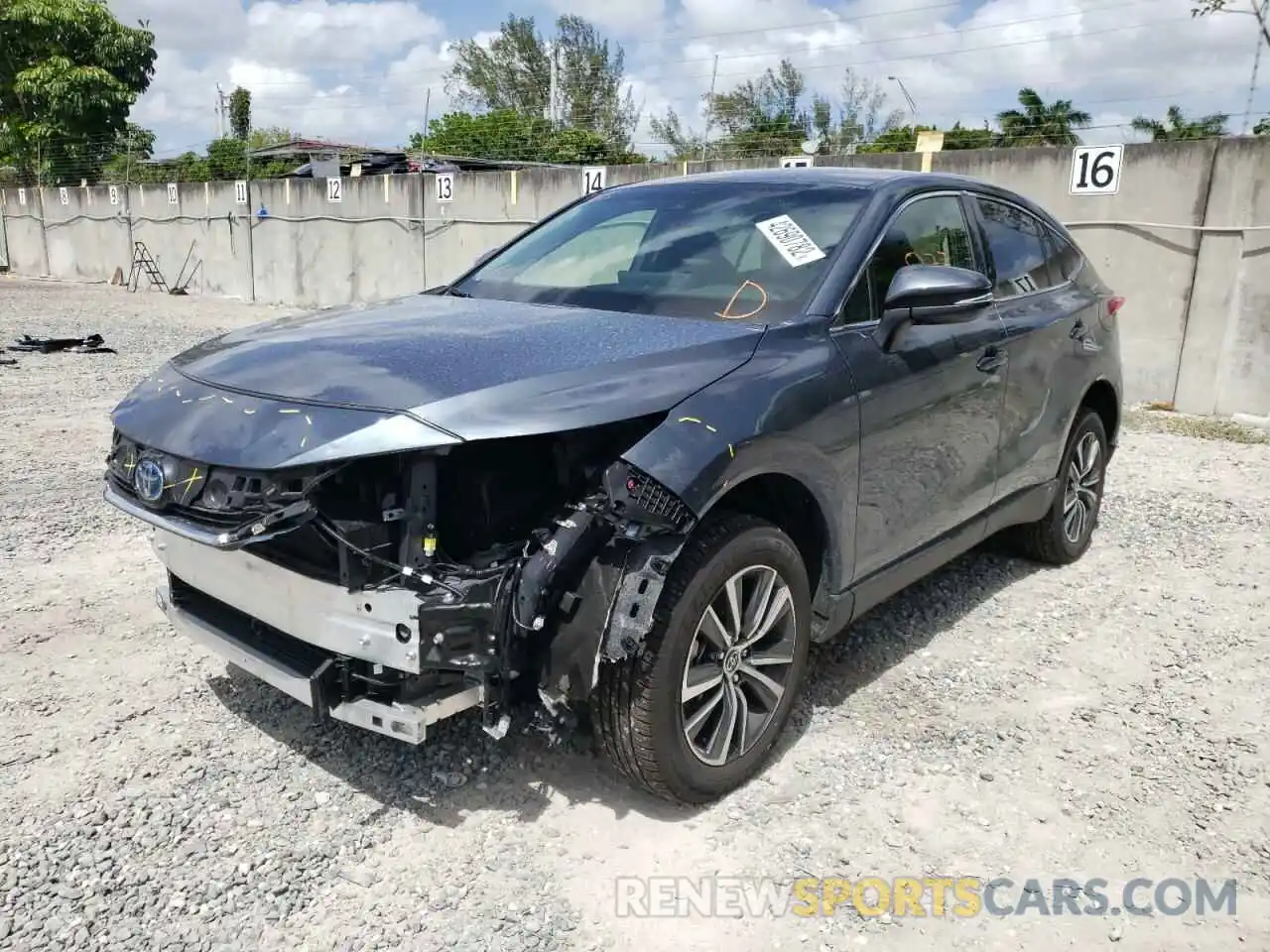 2 Photograph of a damaged car JTEAAAAH5NJ089332 TOYOTA VENZA 2022