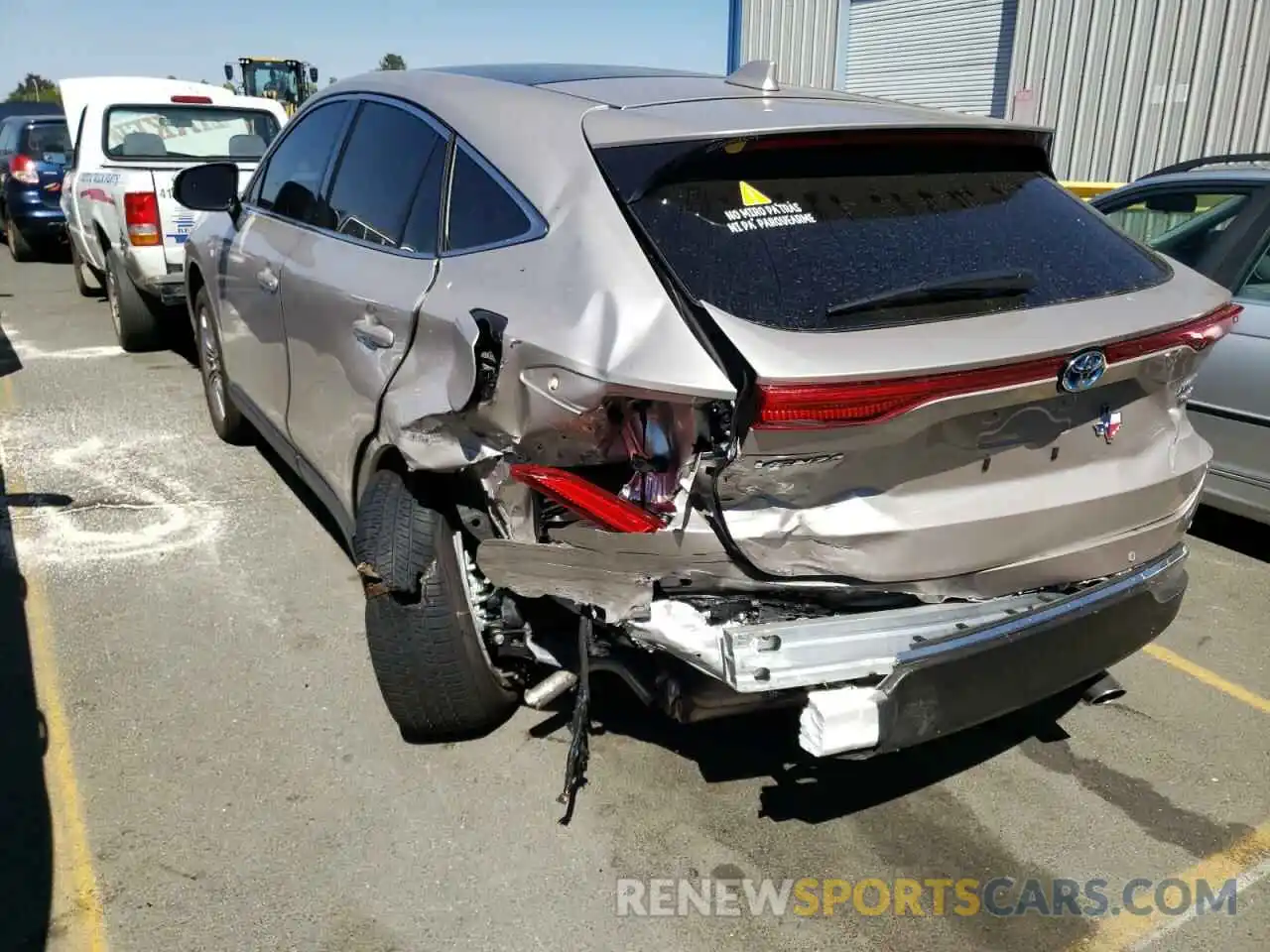 3 Photograph of a damaged car JTEAAAAH5NJ095289 TOYOTA VENZA 2022