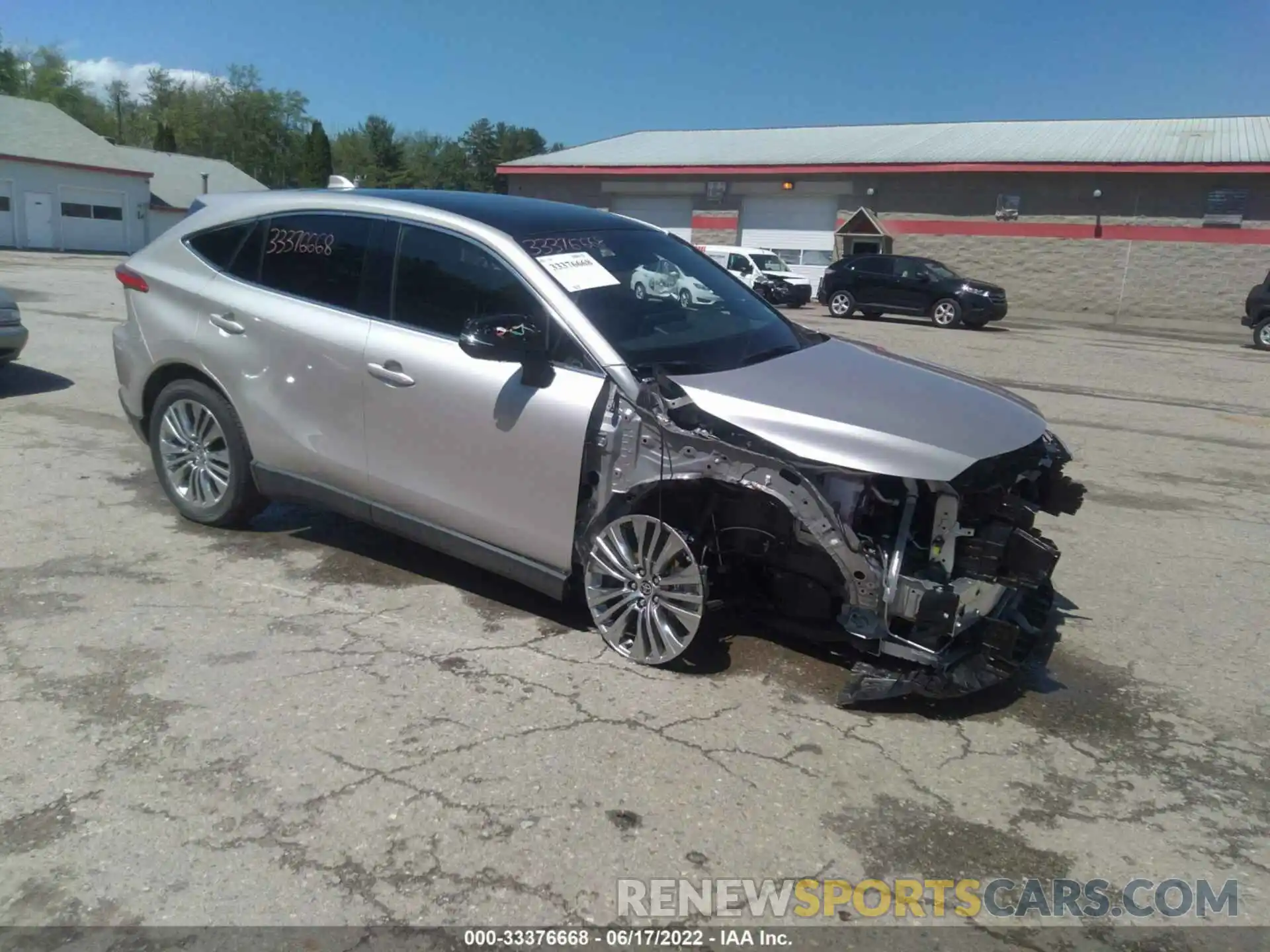 1 Photograph of a damaged car JTEAAAAH6NJ096130 TOYOTA VENZA 2022