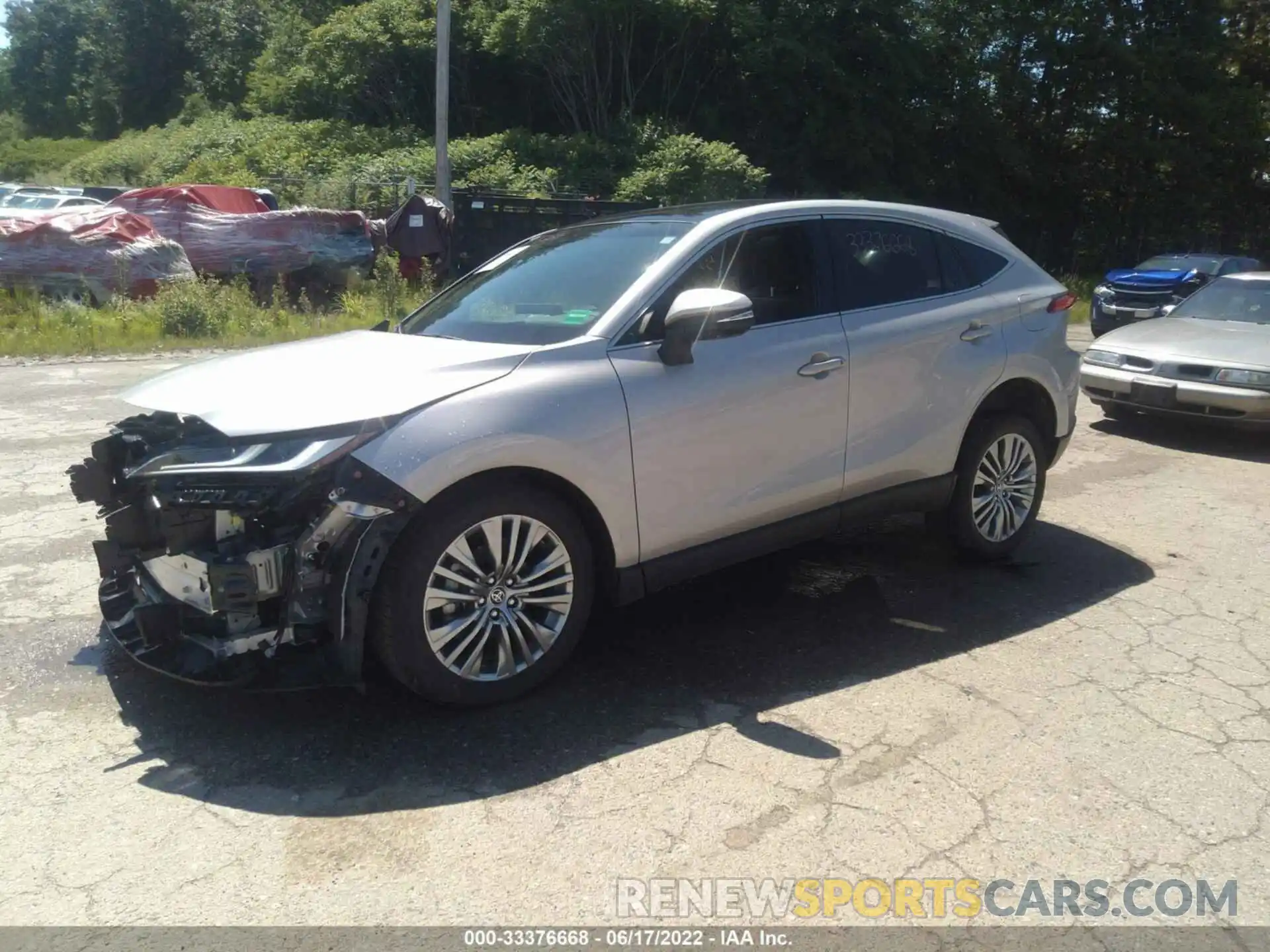 2 Photograph of a damaged car JTEAAAAH6NJ096130 TOYOTA VENZA 2022