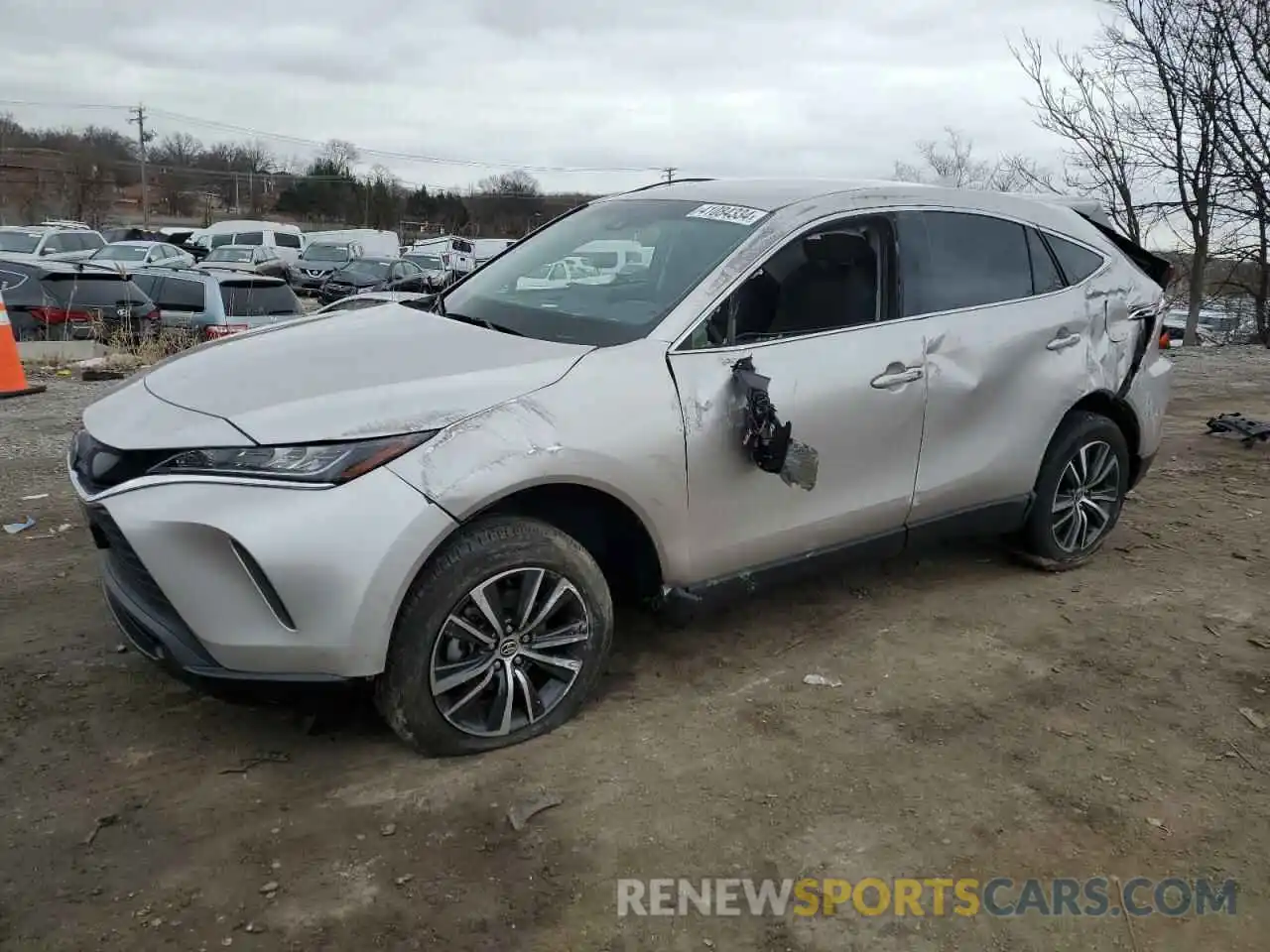 1 Photograph of a damaged car JTEAAAAH6NJ102301 TOYOTA VENZA 2022