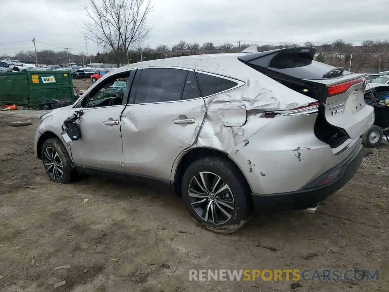 2 Photograph of a damaged car JTEAAAAH6NJ102301 TOYOTA VENZA 2022