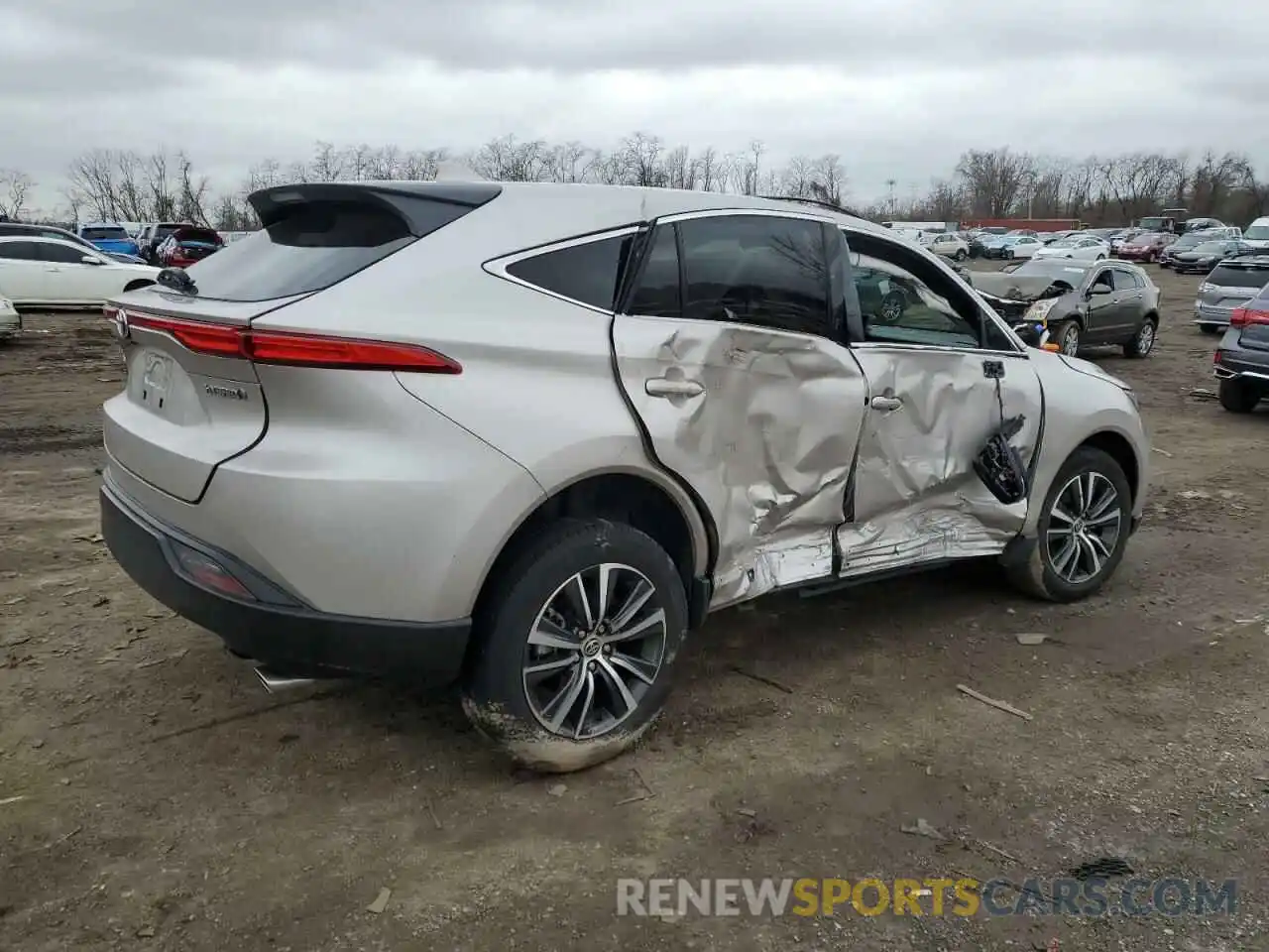 3 Photograph of a damaged car JTEAAAAH6NJ102301 TOYOTA VENZA 2022